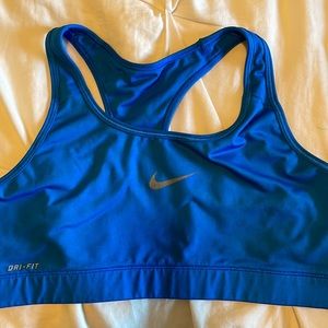 Nike swoosh sports bra L